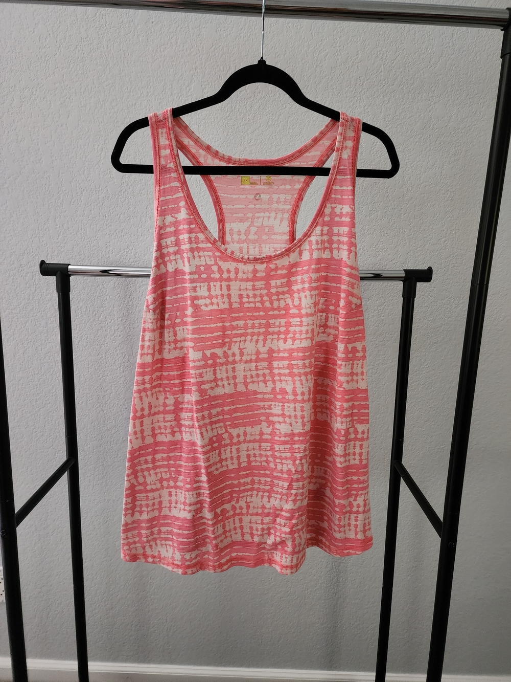 Xersion Women’s Pink Patterned Racerback Workout Tank Top